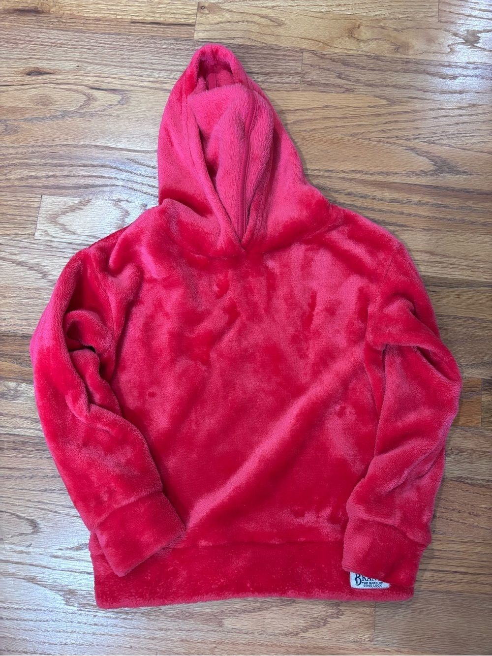 Lucky Brand Hot Pink Plush Hoodie Girl’s 5/6